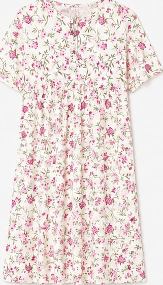 Max White Pink Floral Nightdress — detail 1
