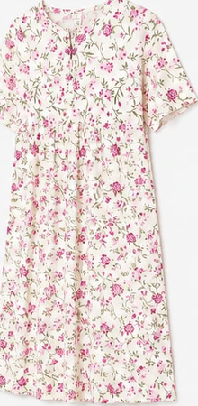 Max White Pink Floral Nightdress — detail 3