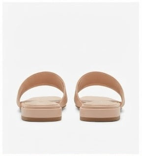 Glossy Beige Mules