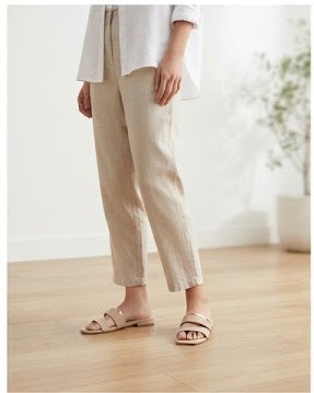 Glossy Beige Mules