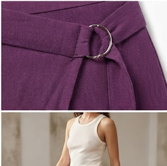 Hobz Pants 30123- Purple