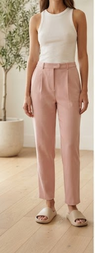 Hobz Pants 1533- Pink