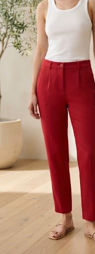 Hobz Pants 1533- Red
