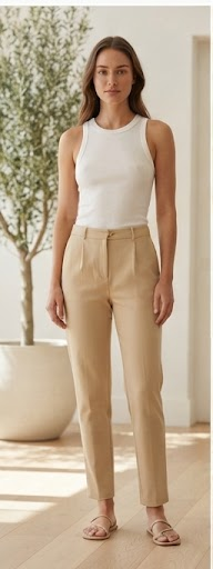Hobz Pants 1533- Beige