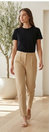 Hobz Pants 1533- Beige
