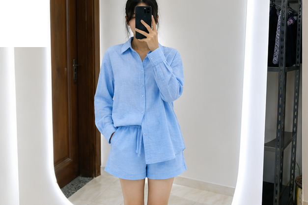 Hobz Suits 1683 - Sky Blue