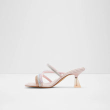 Heeled High Pink Mules
