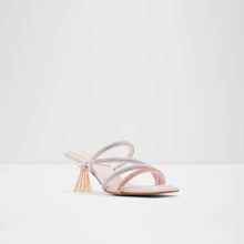 Heeled High Pink Mules