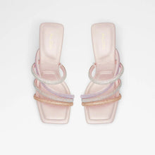 Heeled High Pink Mules