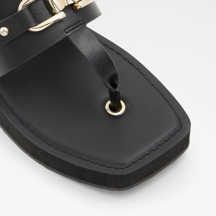 High Black Sandals