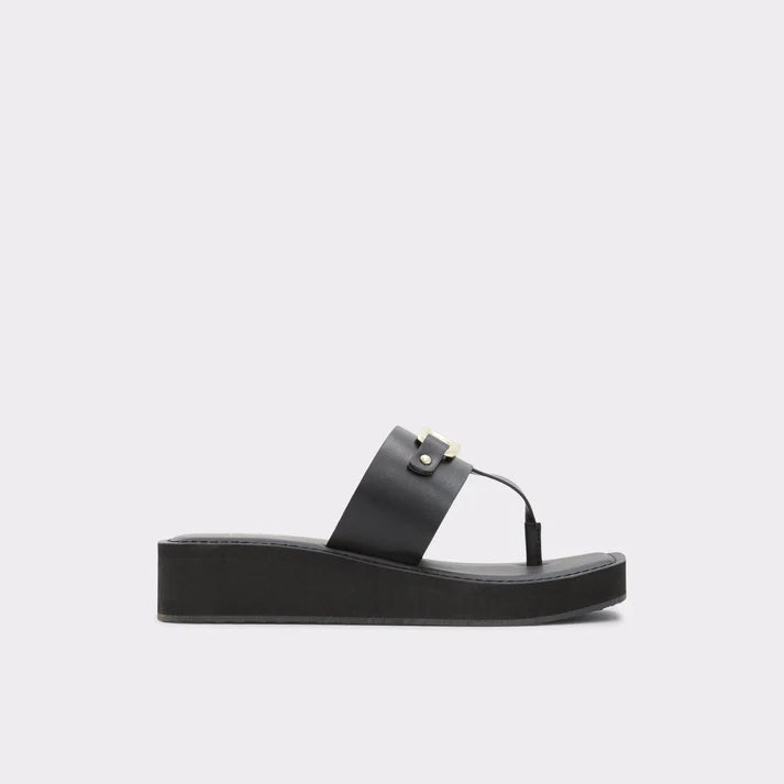 High Black Sandals