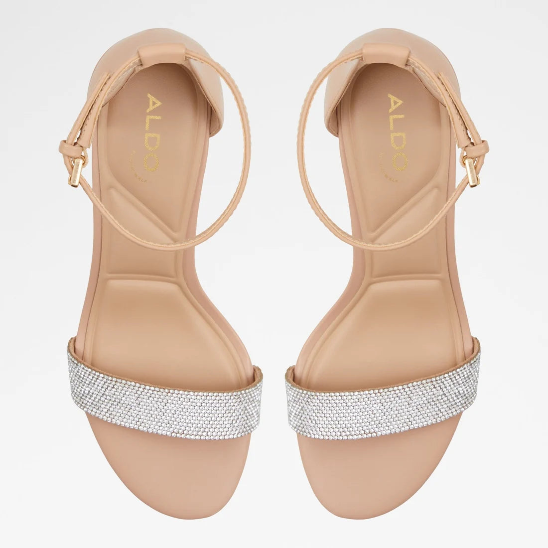 Quilted Beige Sandals