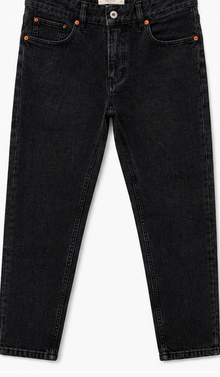 Pull&Bear Black Straight-Leg Jeans — detail 1
