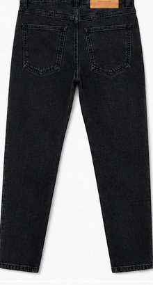 Pull&Bear Black Straight-Leg Jeans — detail 2