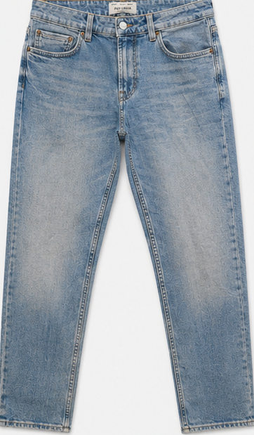 Pull&Bear Mid Wash Straight-Leg Jeans — detail 1