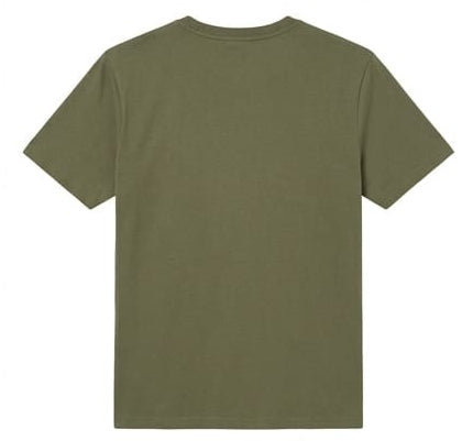 Timberland Men's Heritage Logo T-Shirt – White Olive Green