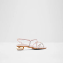 Heeled Stretch-fit Pink Sandals