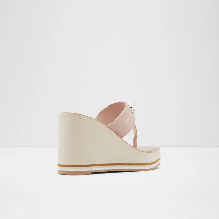 Oversized Beige Mules