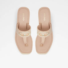 Oversized Beige Mules