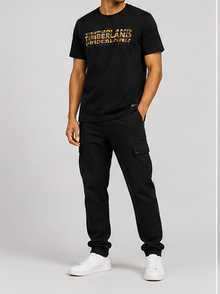 Timberland Men's Camo Logo T-Shirt – Black image 8