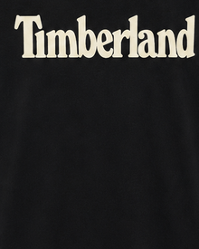 Timberland Men's Heritage Logo T-Shirt – Black & Cream image 7