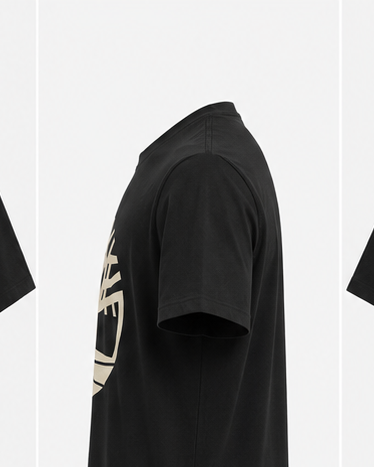 Timberland Men's Contrast Tree Logo T-Shirt – Black & Cream image 2