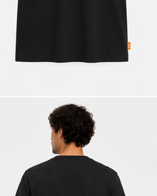 Timberland Men's Contrast Tree Logo T-Shirt – Black & Cream image 6