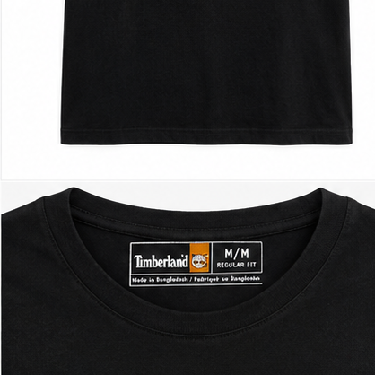 Timberland Men's Metallic Tree Logo T-Shirt – Black & Gold image 4