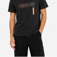 Timberland Men's Camo Logo T-Shirt – Black & Orange image 8
