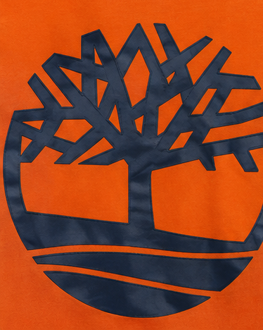 Timberland Men's Tree Logo T-Shirt – Bright Orange image 7