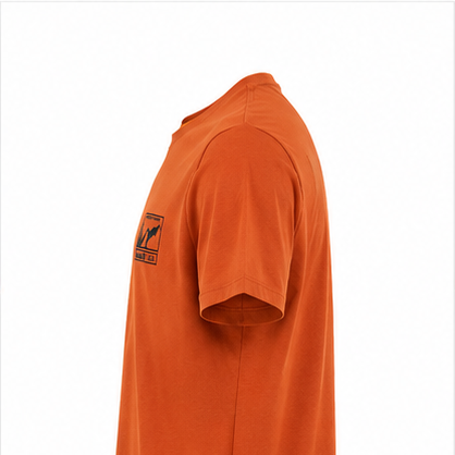 Timberland Men's Chest Patch T-Shirt – Burnt Orange image 2