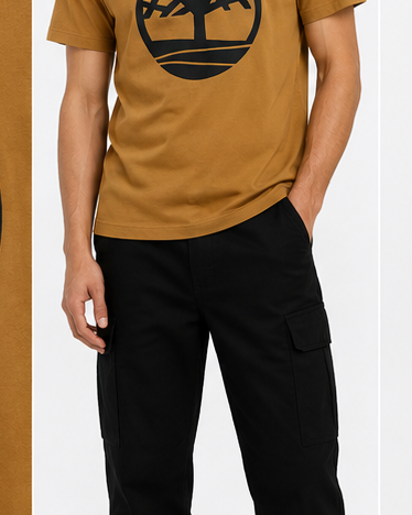 Timberland Men's Tree Logo T-Shirt – Golden Brown image 8