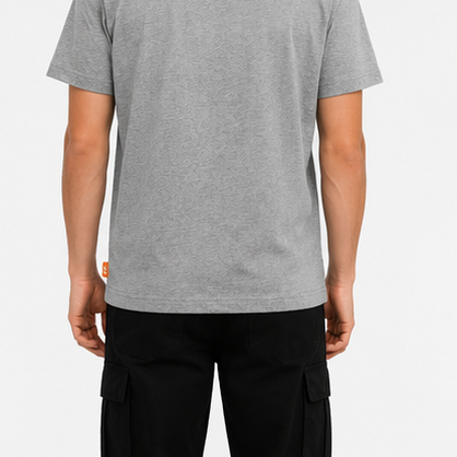 Timberland Men's Tree Logo T-Shirt – Grey & Olive image 9