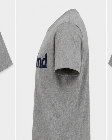 Timberland Men's Heritage Logo T-Shirt – Heather Grey & Navy image 2