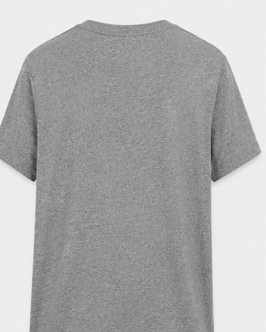 Timberland Men's Heritage Logo T-Shirt – Heather Grey & Navy image 3