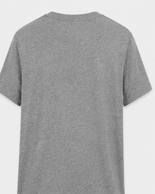 Timberland Men's Heritage Logo T-Shirt – Heather Grey & Navy image 3
