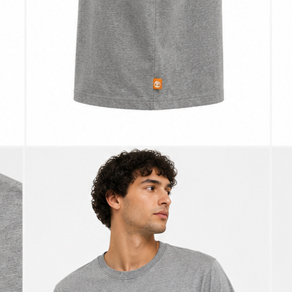 Timberland Men's Tree Logo T-Shirt – Heather Grey image 5
