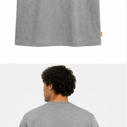 Timberland Men's Tree Logo T-Shirt – Heather Grey image 6