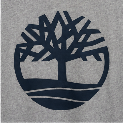 Timberland Men's Tree Logo T-Shirt – Heather Grey image 7