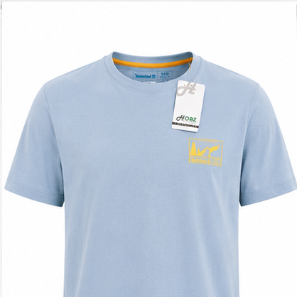 Timberland Men's Outdoor Patch T-Shirt – Light Blue image 1