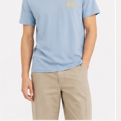 Timberland Men's Outdoor Patch T-Shirt – Light Blue image 8