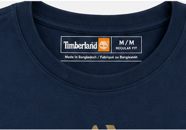Timberland Men's Tree Logo T-Shirt – Navy Blue & Sand image 4