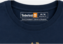 Timberland Men's Tree Logo T-Shirt – Navy Blue & Sand image 4