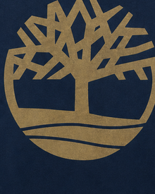 Timberland Men's Tree Logo T-Shirt – Navy Blue & Sand image 7
