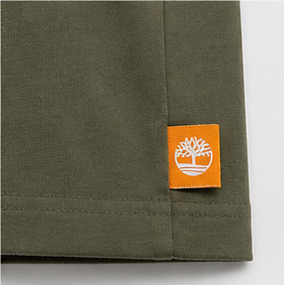 Timberland Men's Heritage Logo T-Shirt – Olive Green image 6