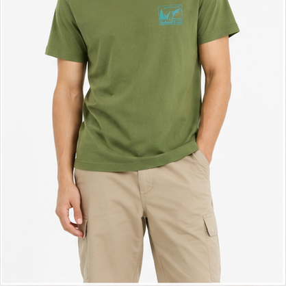 Timberland Men's Small Logo T-Shirt – Olive Green image 8
