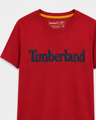Timberland Men's Heritage Logo T-Shirt – Red image 1