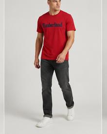 Timberland Men's Heritage Logo T-Shirt – Red image 8