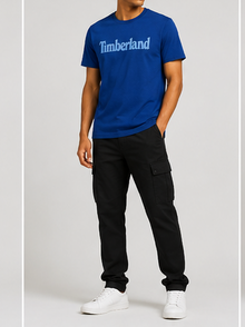Timberland Men's Tonal Logo T-Shirt – Royal Blue image 8