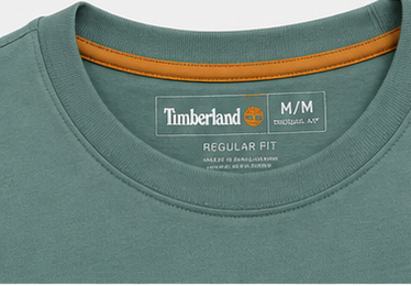 Timberland Men's Heritage Logo T-Shirt – Sage Green image 4